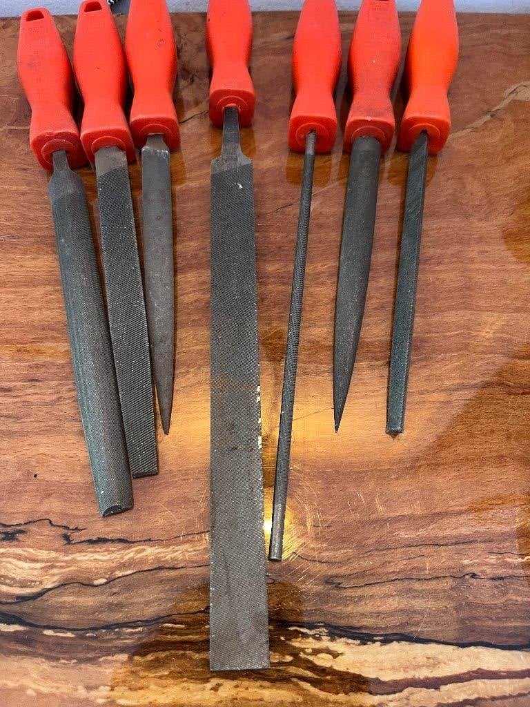 set vijlen edelsmeden, Doe-het-zelf en Verbouw, Gereedschap | Handgereedschap, Verzenden, Gebruikt, Vijl/Rasp