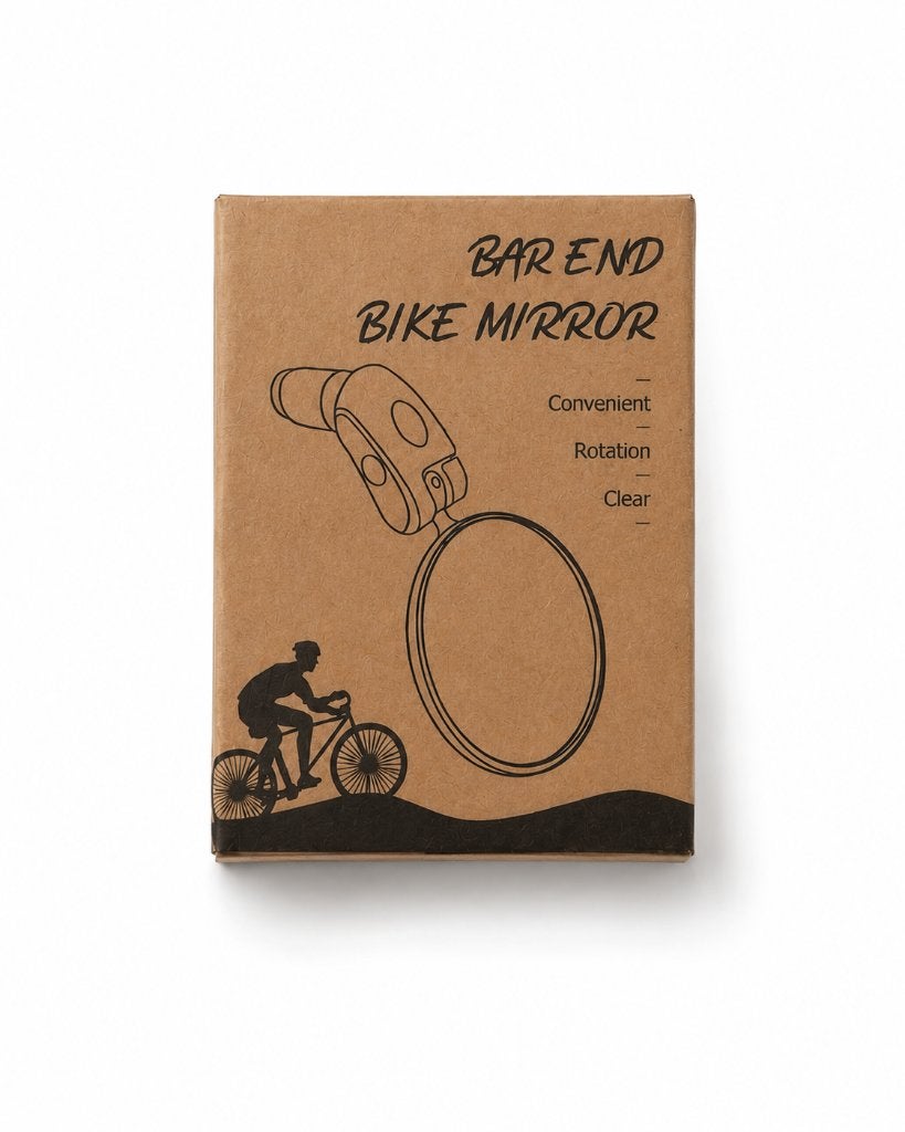 TAGVO Bar End Fietsspiegel 360 Verstelbaar - 17–22 mm, Fietsen en Brommers, ., Overige materialen, Overige typen, Nieuw