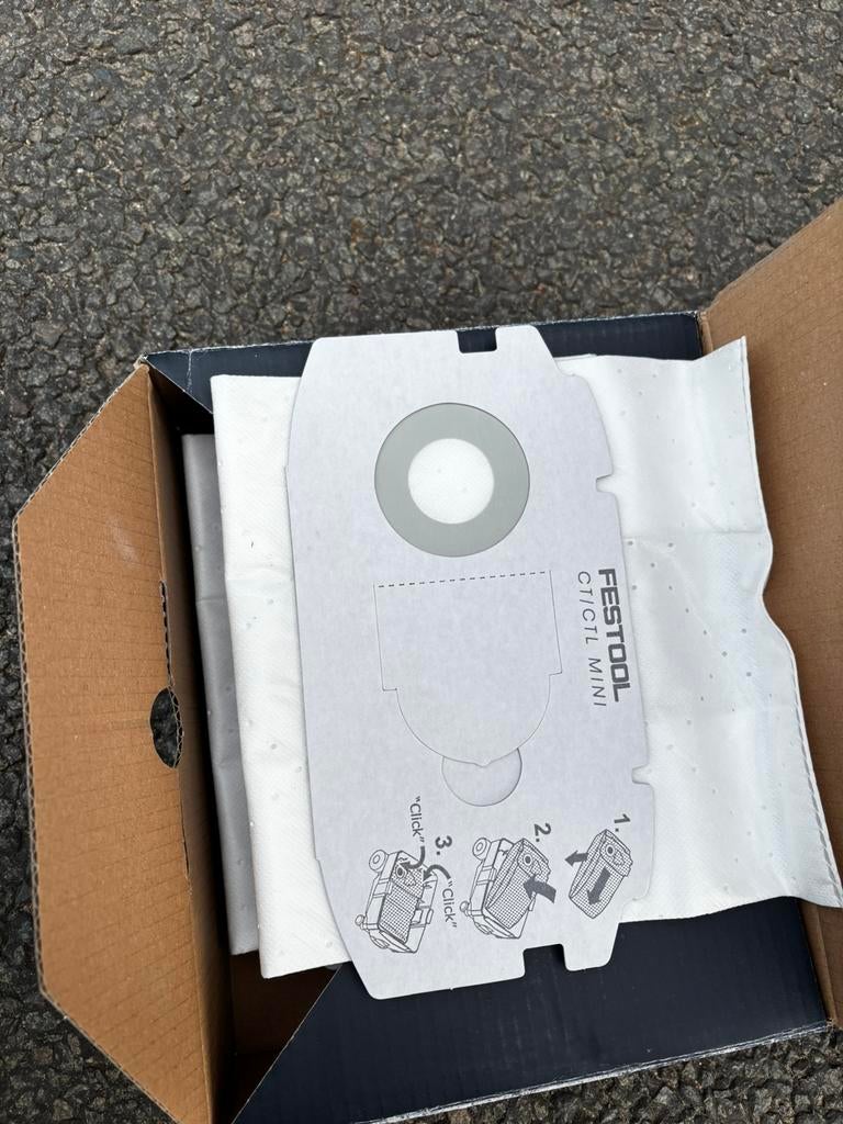 Festool ct mini stofzuigerzak, Witgoed en Apparatuur, Stofzuigers, Ophalen of Verzenden, Nieuw