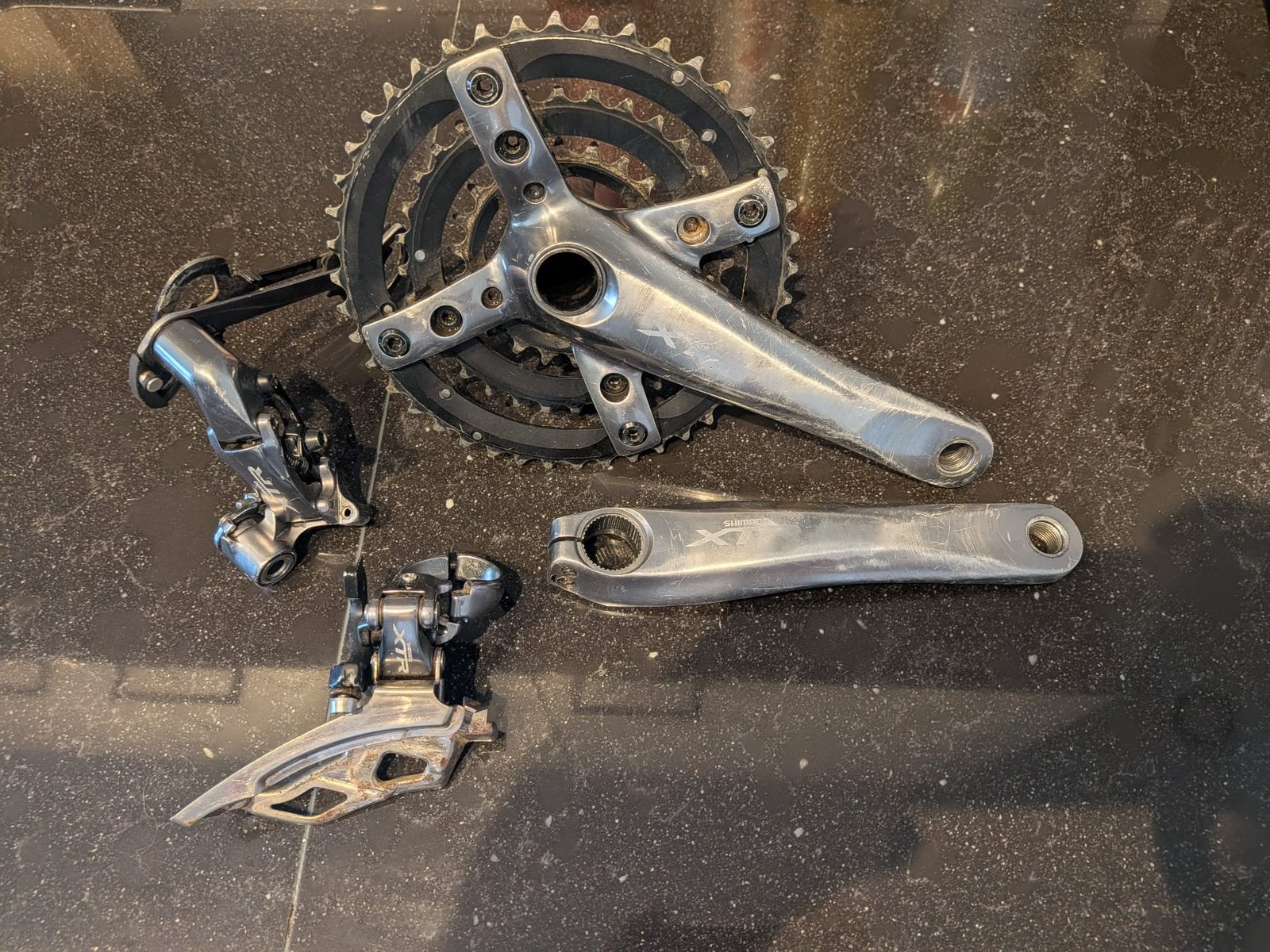 Shimano XTR M960 Groupset - 3x9, Ophalen of Verzenden, Gebruikt