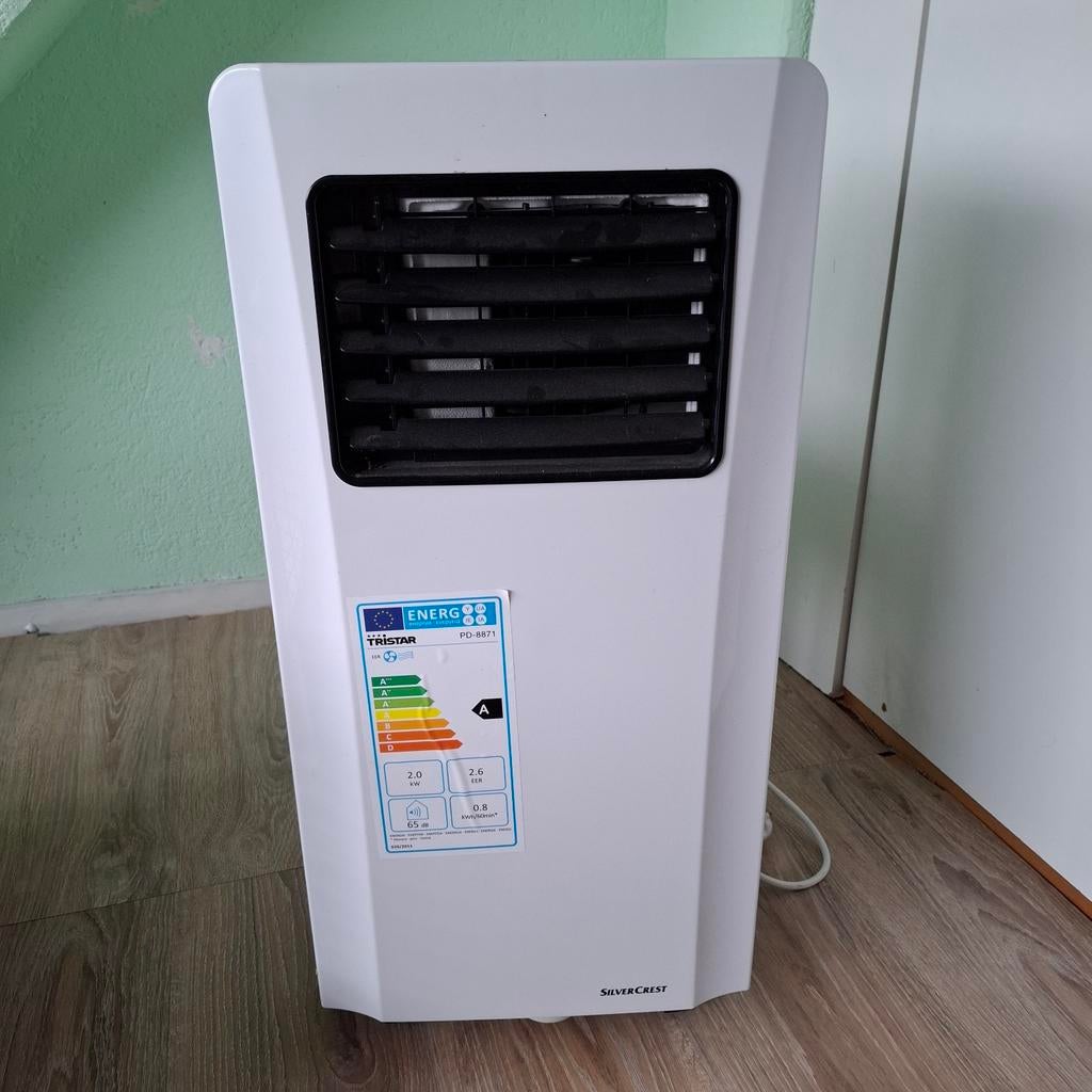 Mobiele airconditioner, merk SilverCrest, Ophalen, Timer, Gebruikt, 2 snelheden