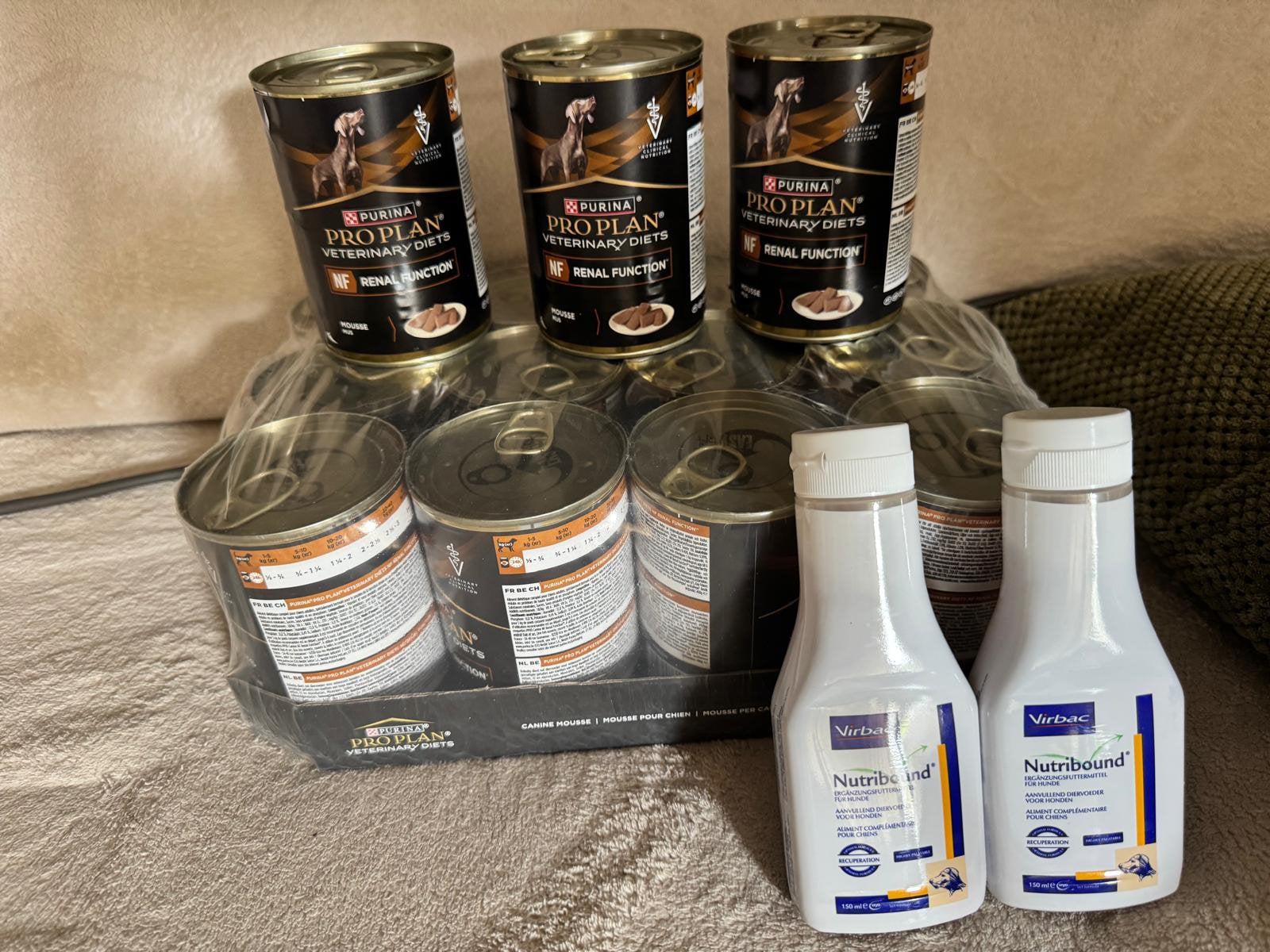 15 blikken Purina Proplan  renal function NF, Ophalen of Verzenden, Hond