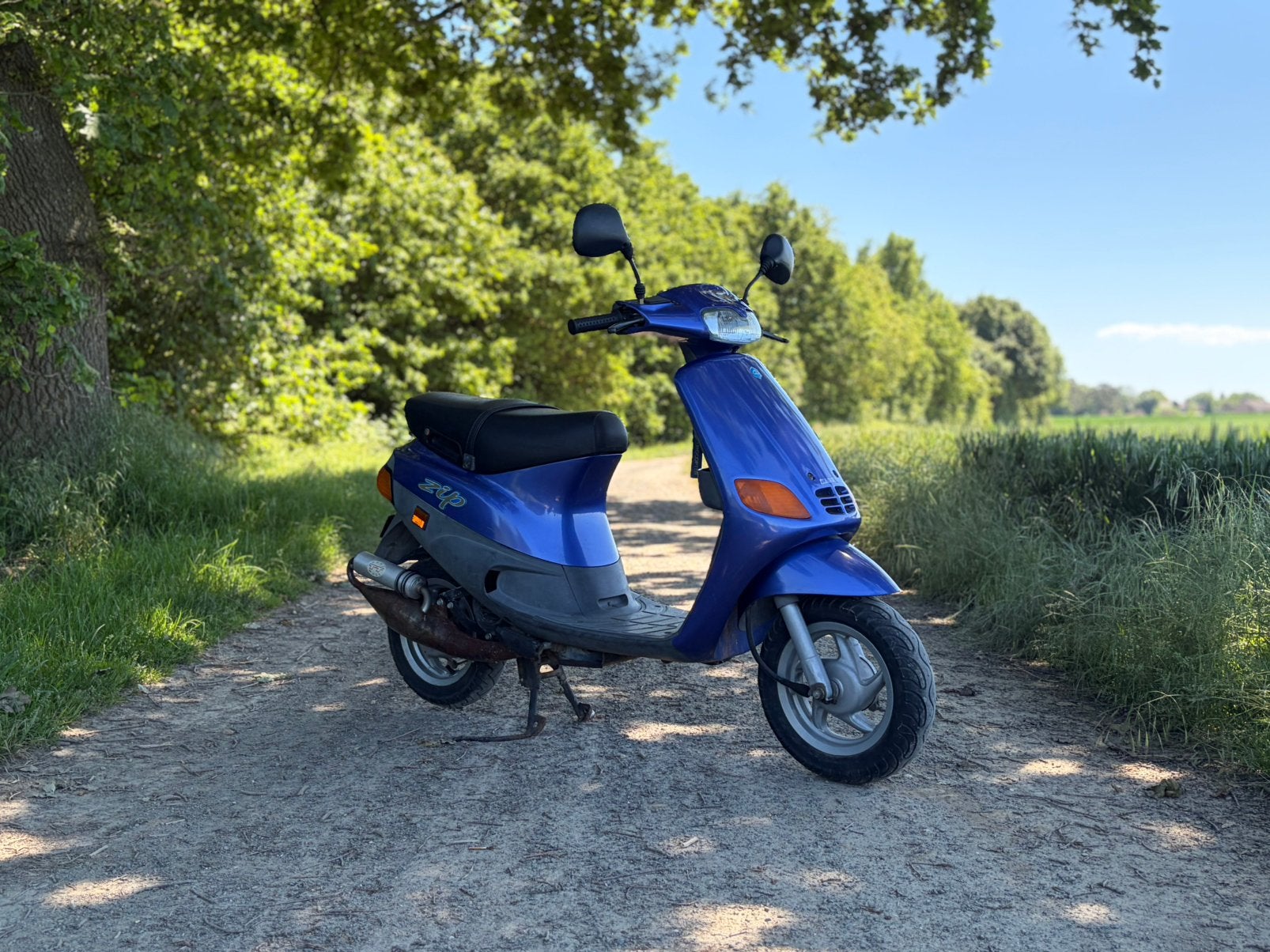 Piaggio zip type, Ophalen
