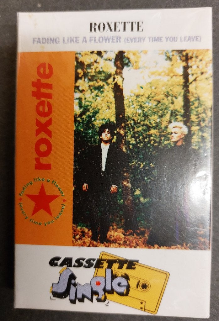 Roxette CASSETTE SINGLE Nederlands GESEALED Fading like a..., Cd's en Dvd's, Cassettebandjes, Nieuw in verpakking, Origineel, Pop