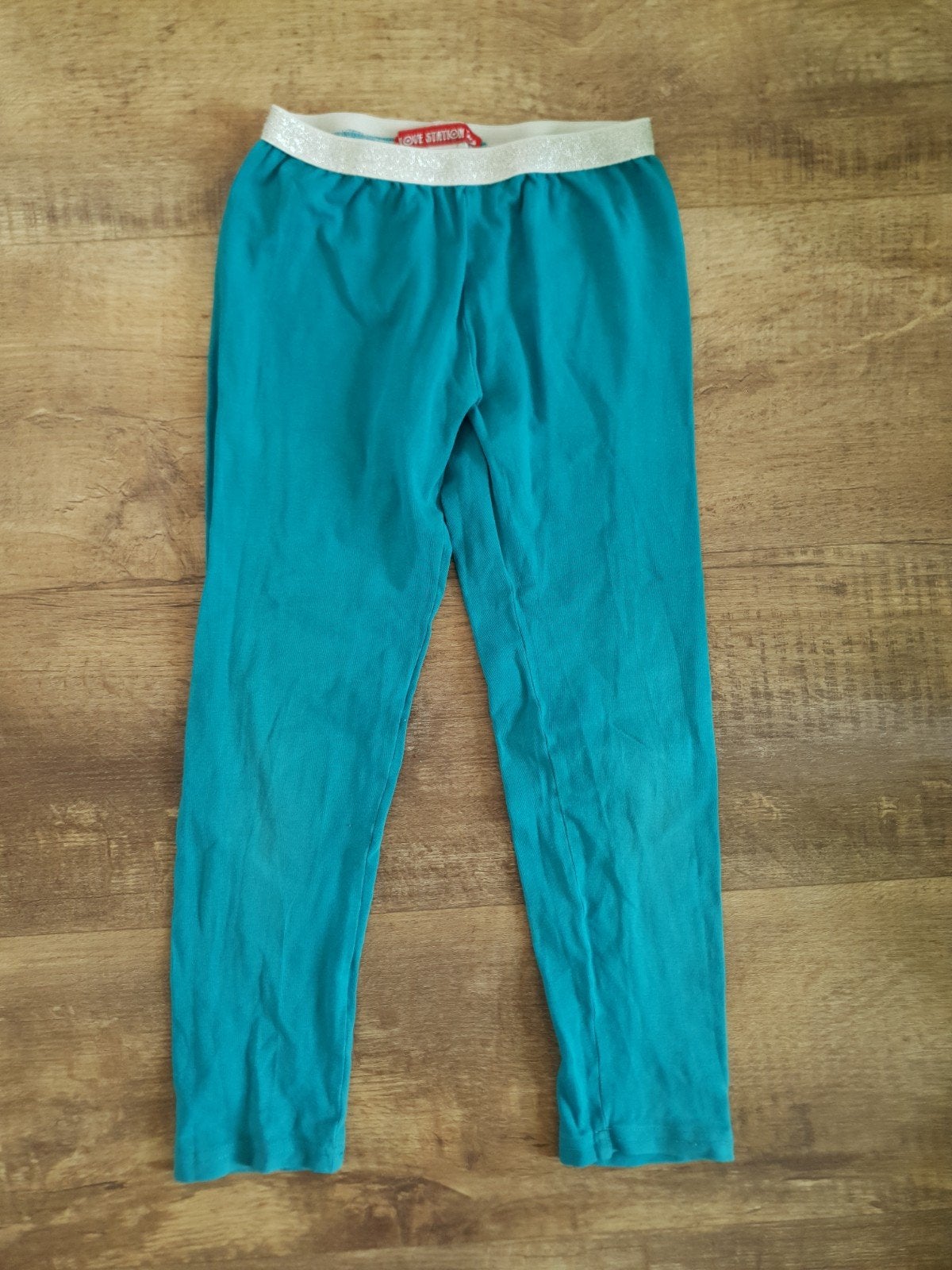 Legging maat 122, Kinderen en Baby's, Kinderkleding | Maat 122, Broek, Gebruikt, Meisje, Love station 22