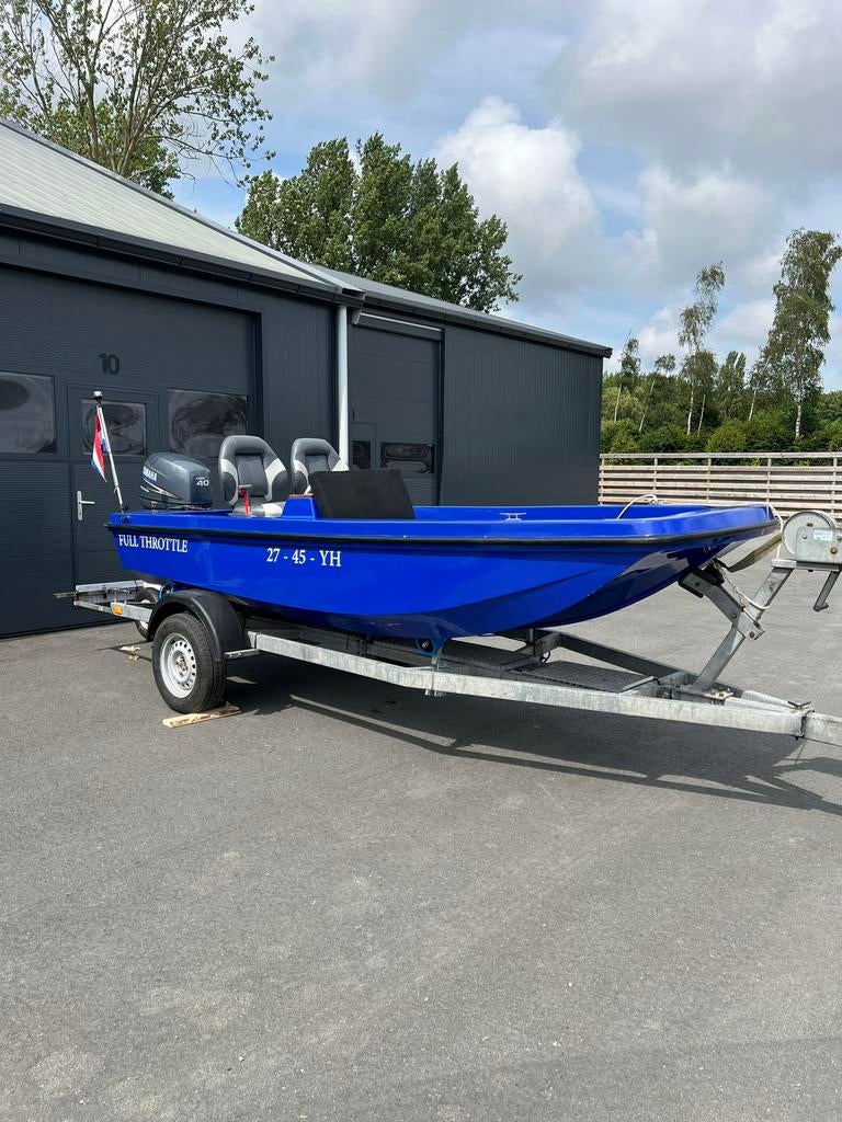 Console boot Yamaha 40 pk 4 takt, Watersport en Boten, Ophalen, Zo goed als nieuw, 30 tot 50 pk, Buitenboordmotor