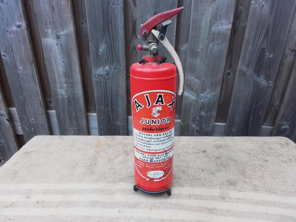 Ajax brandblusser mancave vintage deco, Ophalen of Verzenden