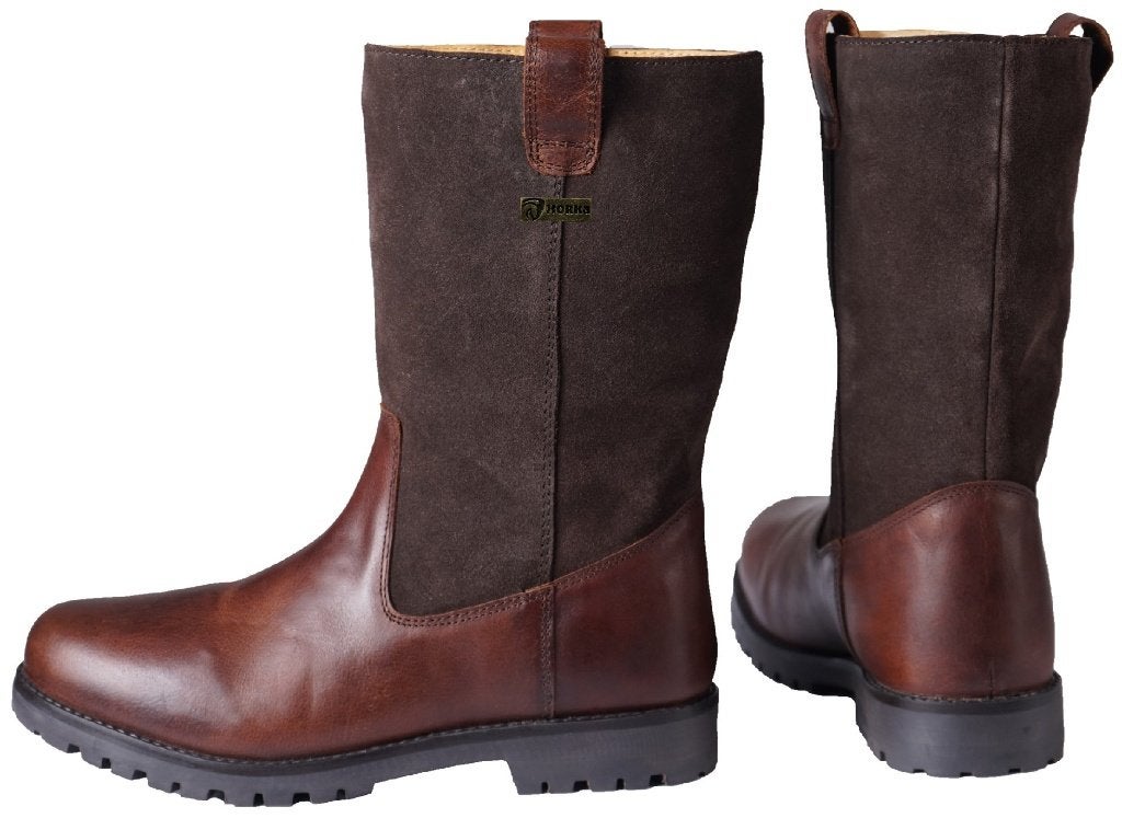 Bruine Horka Cornwall outdoorlaarzen maat 37 en 40, Dieren en Toebehoren, Paardrijkleding, Horka, Nieuw, Kinderen, Ophalen of Verzenden