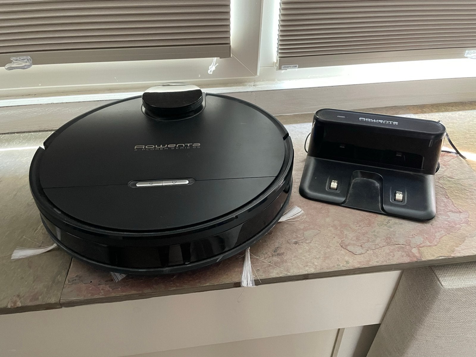 Rowenta X-plorer Serie 95 Robotstofzuiger met Dweilfunctie, Zo goed als nieuw, Robotstofzuiger, Bedienbaar via app, Reservoir