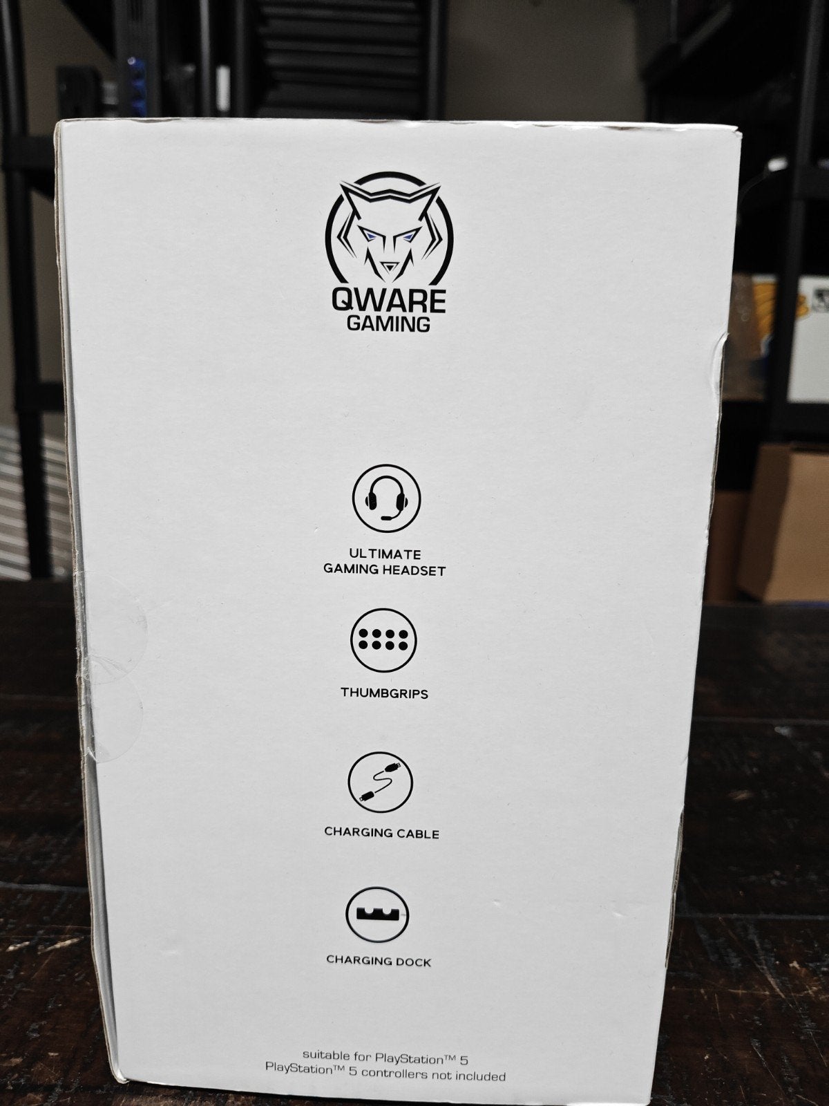 Headset, thumbgrips, Oplaadstation PlayStation 5 - Nieuw, Onbekend, raadpleeg de verpakking voor details, Nieuw, Qware Gaming