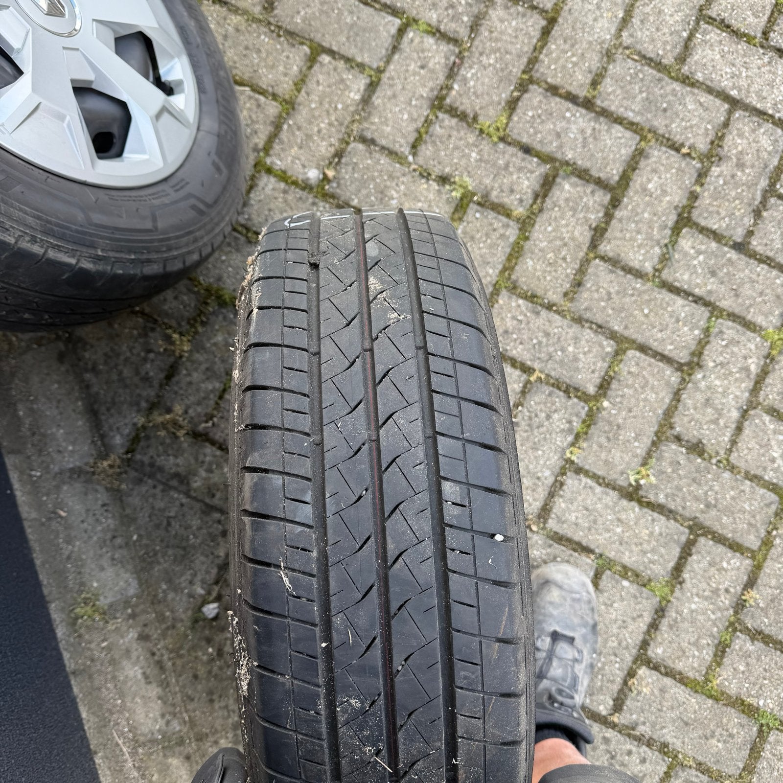 Set van 4 All Season banden en velgen 16 inch, Gebruikt, 15 inch, Banden en Velgen, All Season