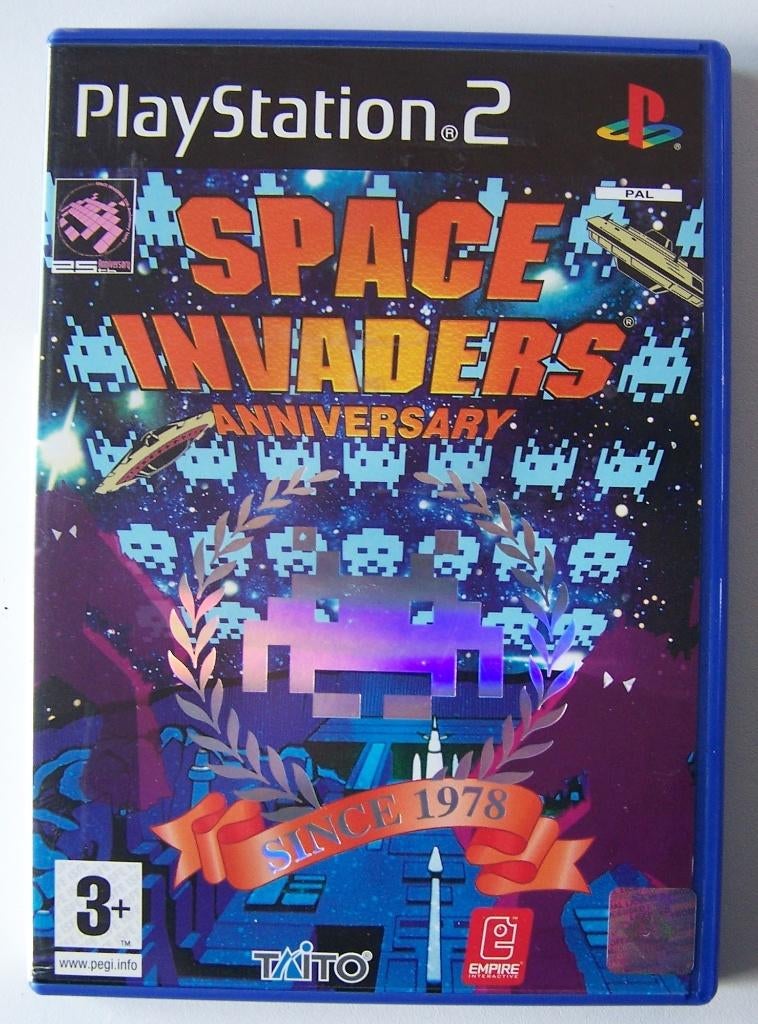 Space Invaders Anniversary PS2., Spelcomputers en Games, Games | Sony PlayStation 2, Zo goed als nieuw, Avontuur en Actie, 1 speler