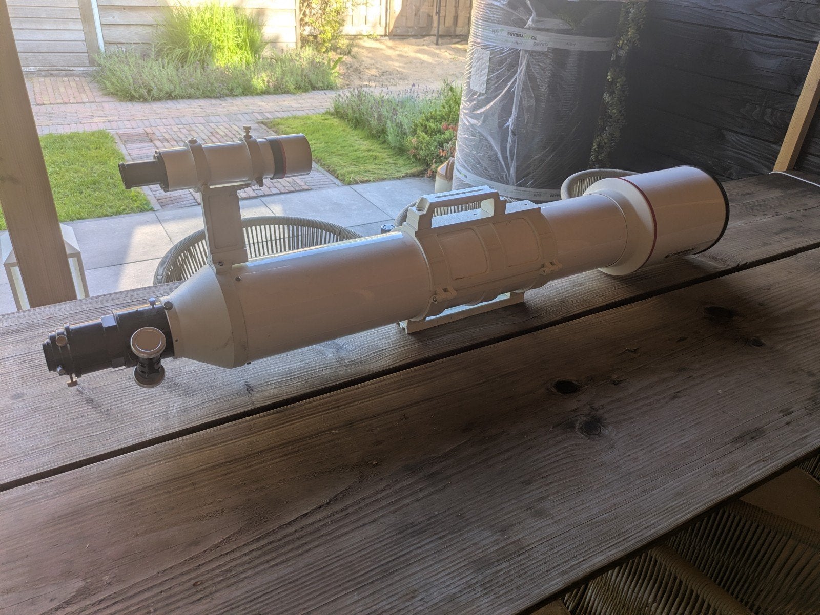 Bresser Messier AC 152/1200 Hexafoc OTA Refractor Telescoop, Ophalen, Zo goed als nieuw, 80 tot 200 mm, Lenzentelescoop (refractor)