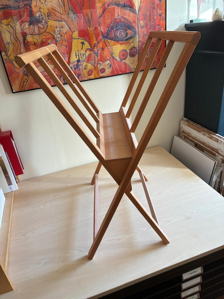 Houten Kribbe (Mabef) voor Schilderijen of Kunstwerken, Ophalen, Gebruikt, Overige typen, 75 cm of meer