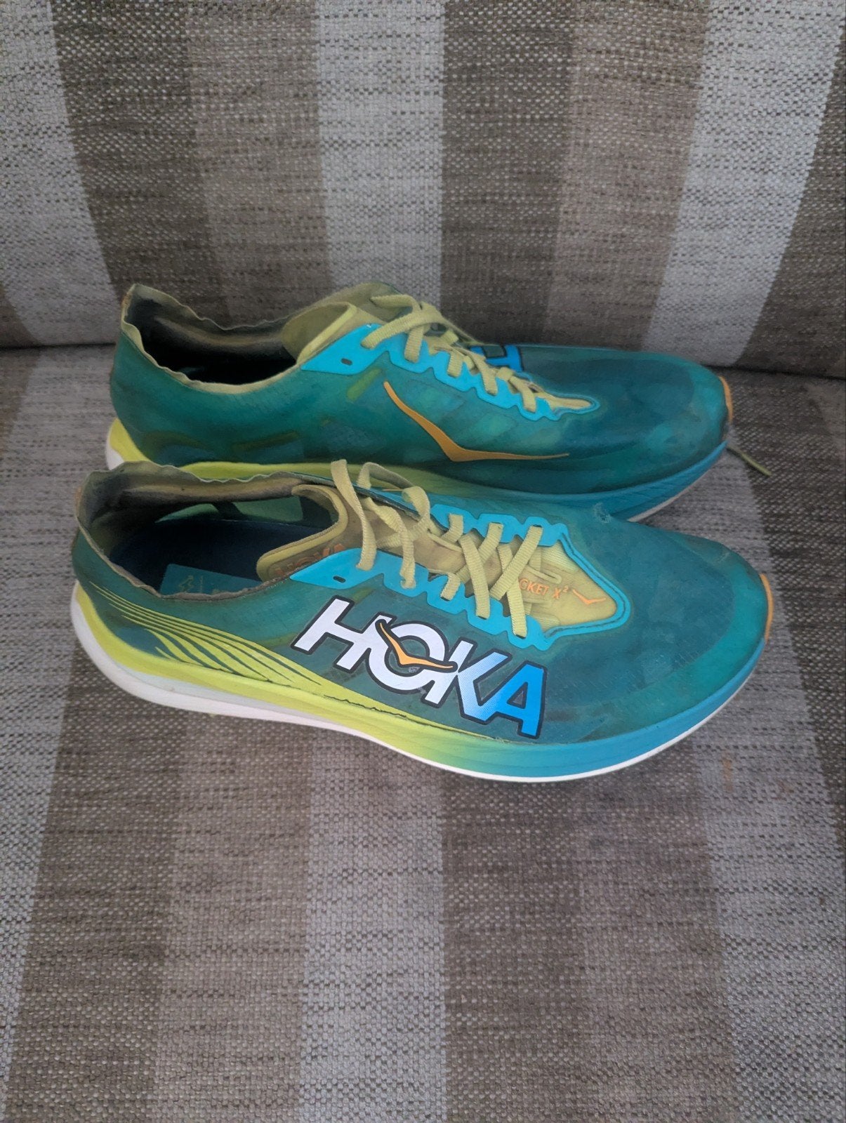 Hoka Rocket X2 hardloopschoenen, Overige merken, Gebruikt, Hardloopschoenen, Ophalen of Verzenden