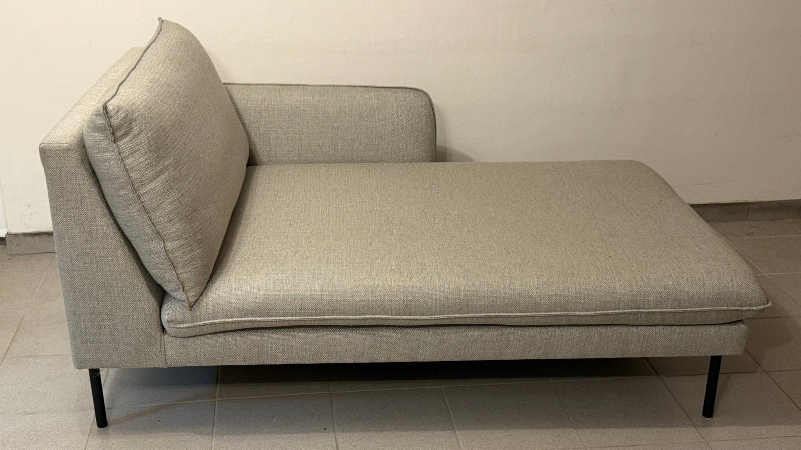 Chaise-longue, heerlijk comfortabele maat, Huis en Inrichting, Ophalen, Eenpersoons, Zo goed als nieuw, Minder dan 150 cm