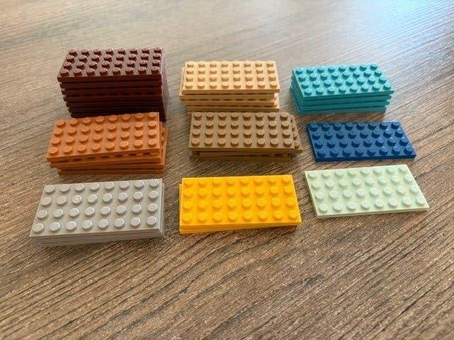 lego grondplaatjes 4x8 in 9 kleuren, Kinderen en Baby's, Speelgoed | Duplo en Lego, Ophalen of Verzenden, Nieuw, Grondplaat, Lego