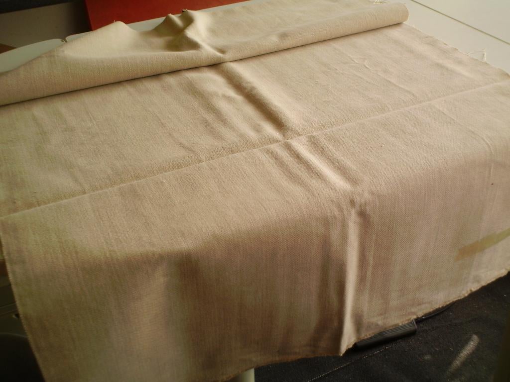 UNI beige stof - Chivasso. 0363. Nieuw !!, Ophalen, Overige materialen, 120 cm of meer, Beige
