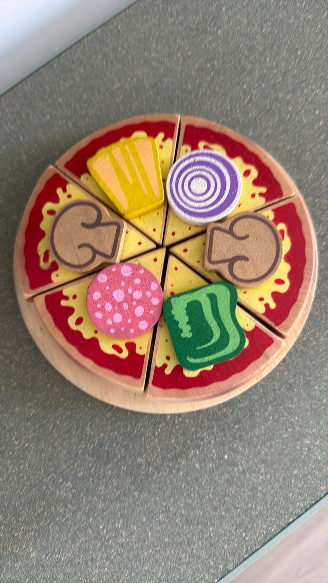 I AM houten speelgoed pizza, Ophalen, Gebruikt