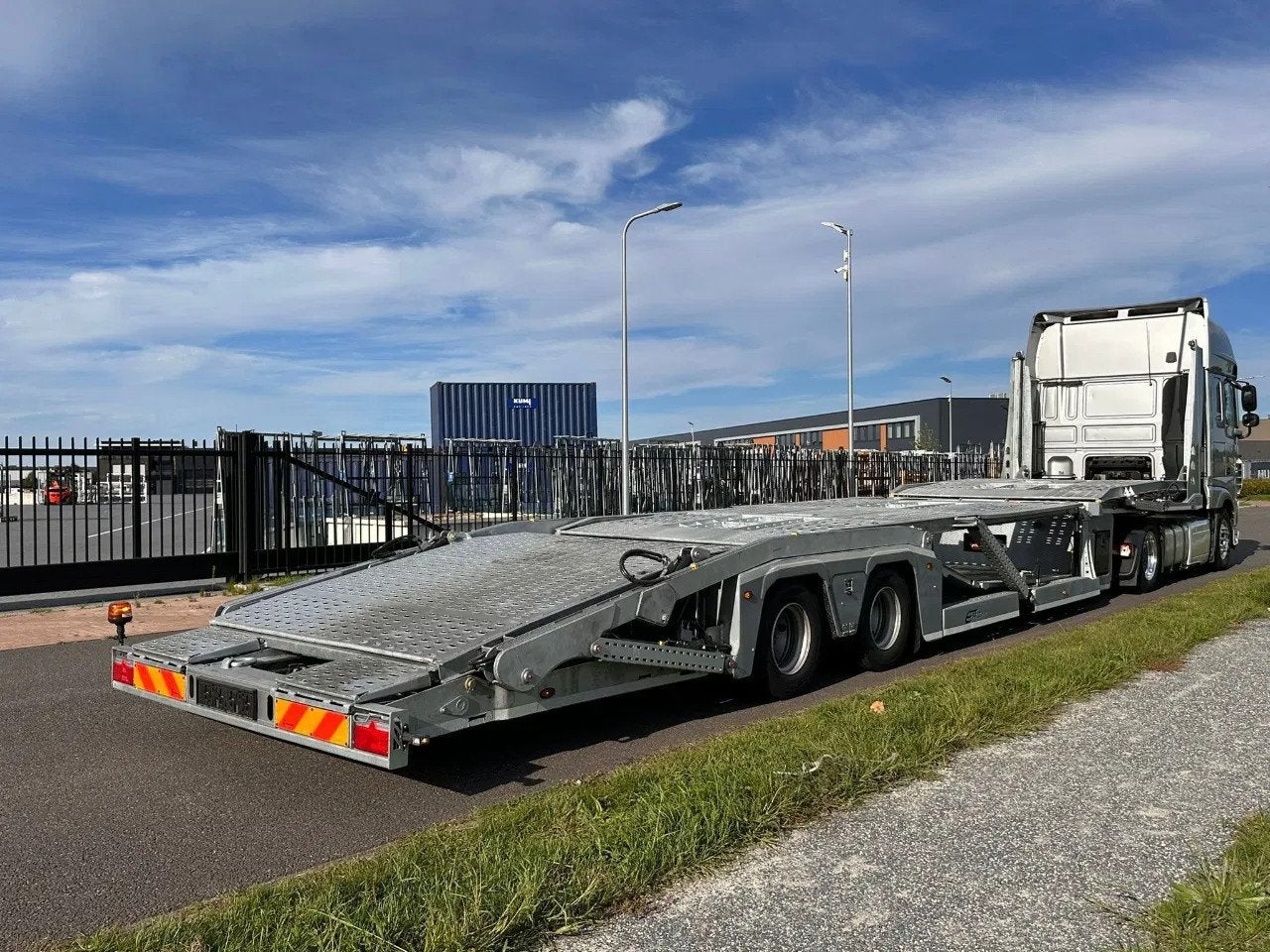 Eroglu Autotransporter 6-lader trailer, direct inzetbaar, Auto's, Vrachtwagens, Overige brandstoffen, Bedrijf, Aanhangers en Opleggers