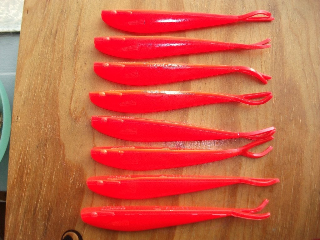 10 stuks Mann-s Q-Fish kunstaas shads / roofvis shads, Ophalen of Verzenden, Nieuw, Overige typen