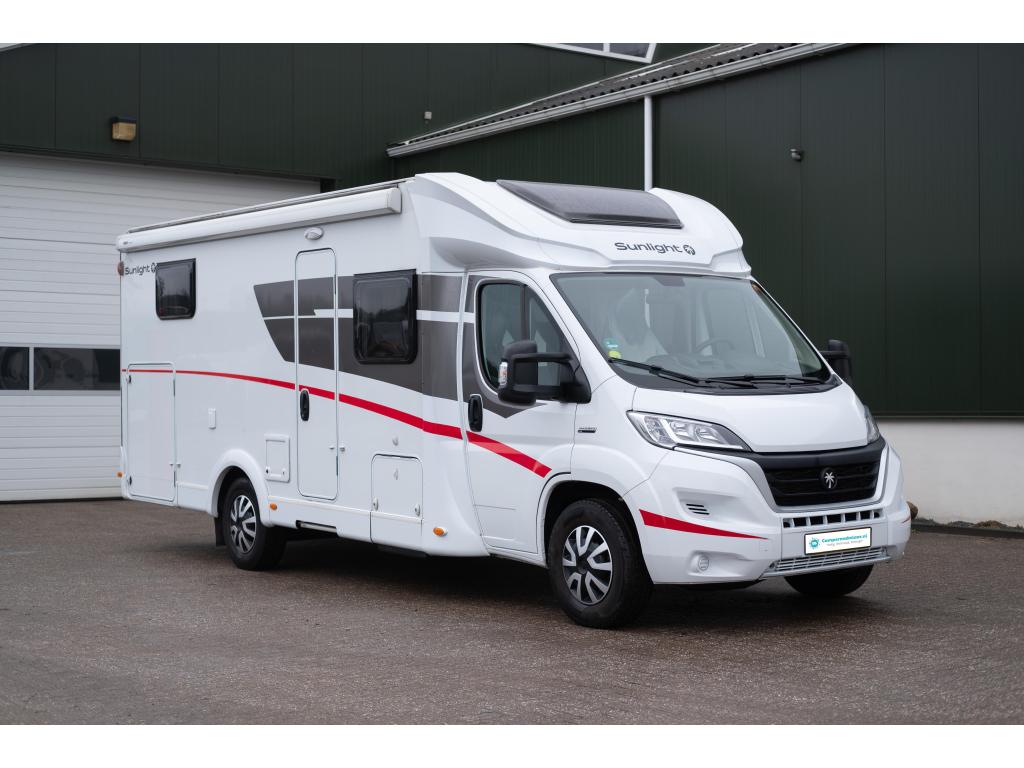 Sunlight T67 (6 maanden garantie), Caravans en Kamperen, Campers, Standaard zit, Sunlight, Ringverwarming, Fiat