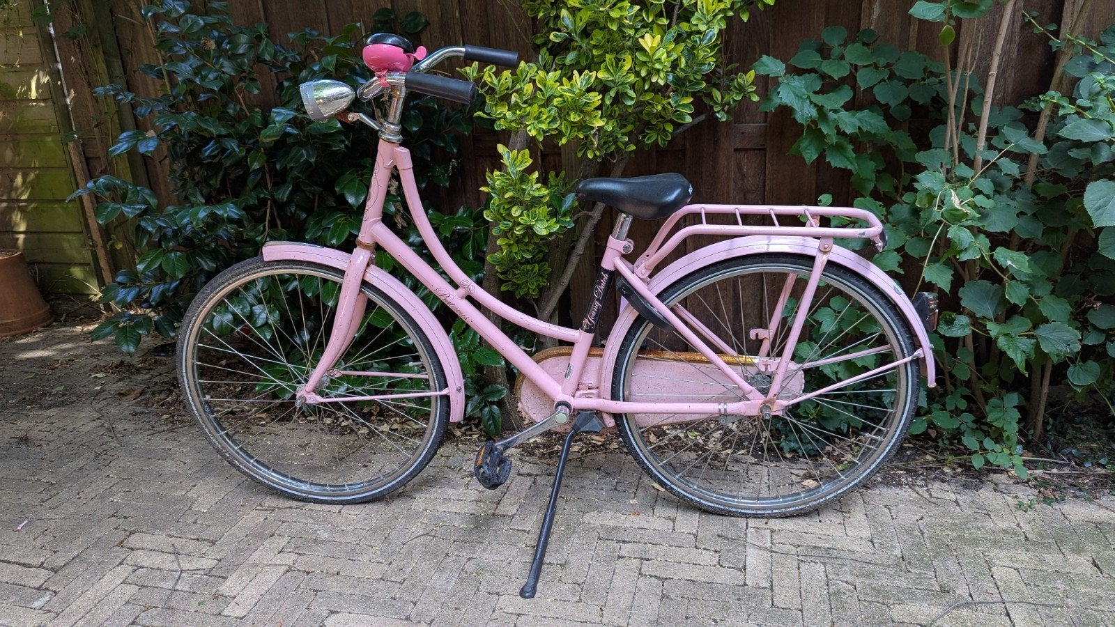 Batavus Young Dutch roze meisjesfiets 24", Ophalen, Terugtraprem, Batavus Young Dutch, Gebruikt