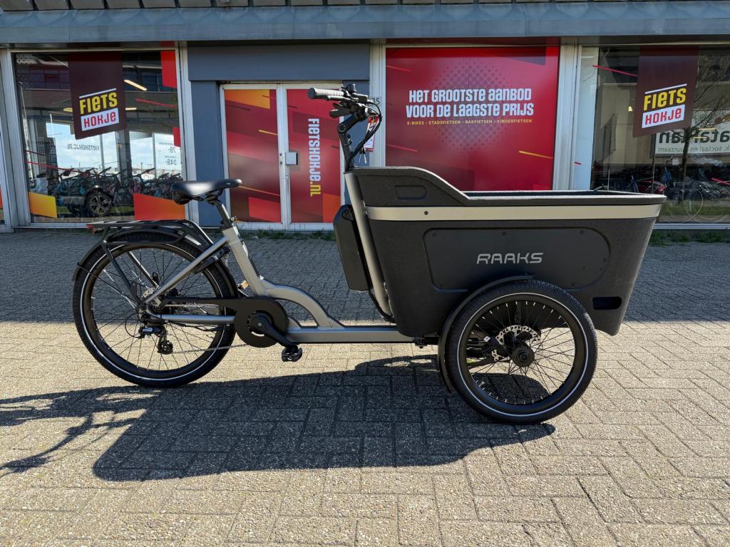 Fietshokje Raaks: Raaks Rover elektrische bakfiets Nieuw!, Fietsen en Brommers, Fietsen | Bakfietsen, 4 kinderen of meer, Huif
