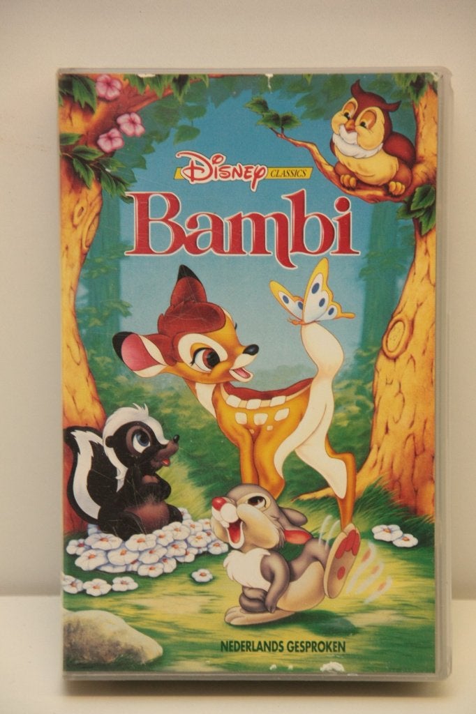 VHS Videoband Bambi, Alle leeftijden, Overige genres, Zo goed als nieuw, VHS