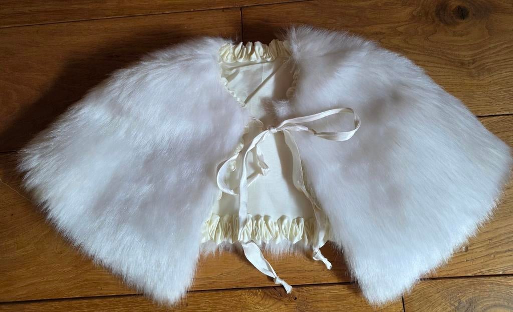 Prachtige Cape of bontje voor kinderen b v. communicanten, Ophalen of Verzenden, Kinderen