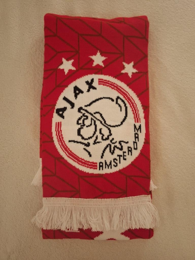 AJAX  - The Tunnel Club - sjaal, Verzamelen, Sportartikelen en Voetbal, Zo goed als nieuw, Vaantje of Sjaal, Ajax, Ophalen of Verzenden