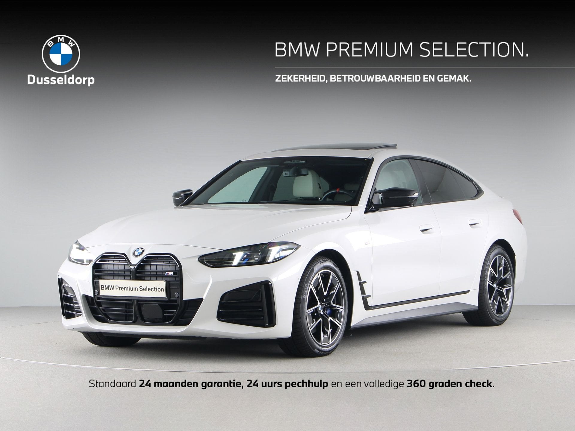BMW 4 Serie M440i Gran Coupé xDrive High Executive, Auto's, Dealer onderhouden, 1800 kg, Euro 6, Met garantie (alle)