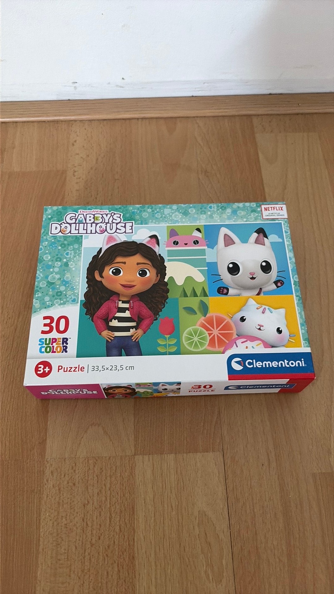 Gabby’s poppenhuis puzzel 30 stukjes Clementoni, Ophalen of Verzenden, 10 tot 50 stukjes, Zo goed als nieuw, 4 tot 6 jaar