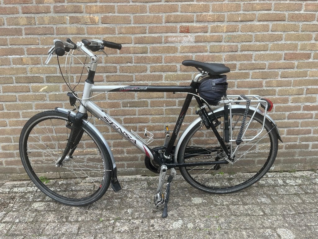 SENSA SUPERLITE LX herenfiets, framemaat 61 cm, 28 inch, Gebruikt, Velgrem, 57 tot 61 cm