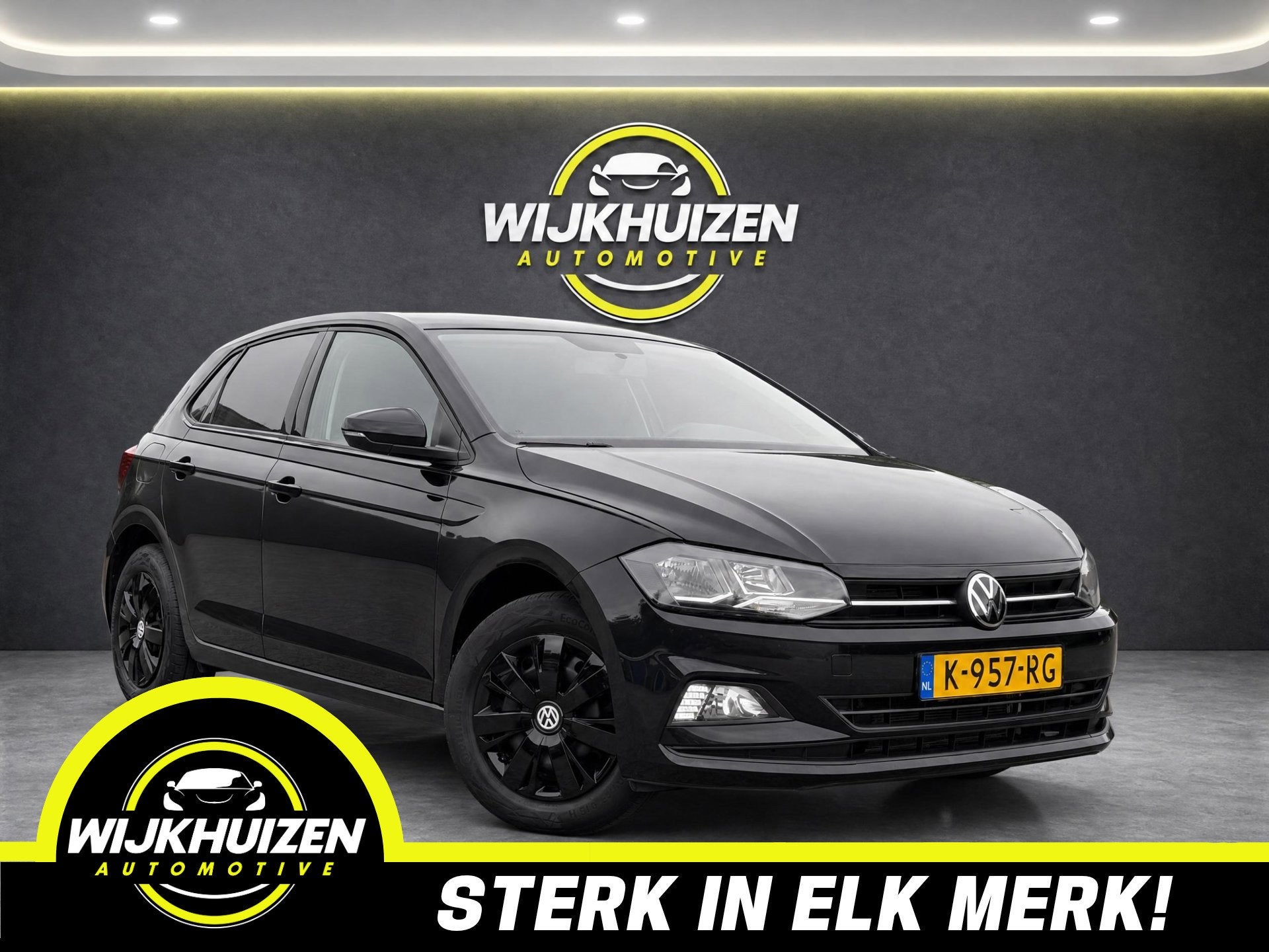 Volkswagen Polo 1.0 TSI Black Edition Automaat NL Auto met N, Stof, Gebruikt, 95 pk, 1096 kg