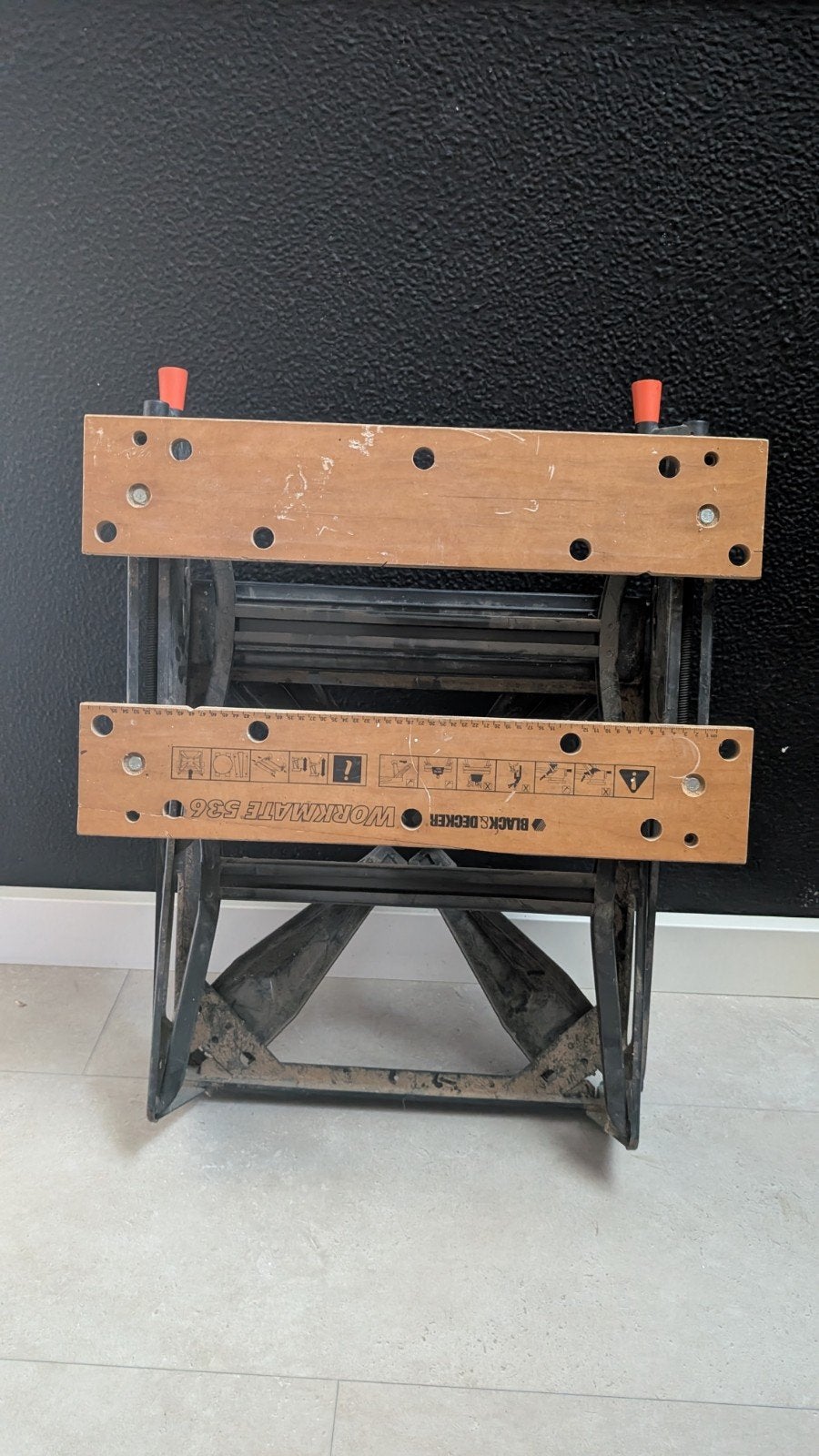 Black & Decker Workmate 536 werkbank, Ophalen, Gebruikt, 70 tot 120 cm, Bankschroef