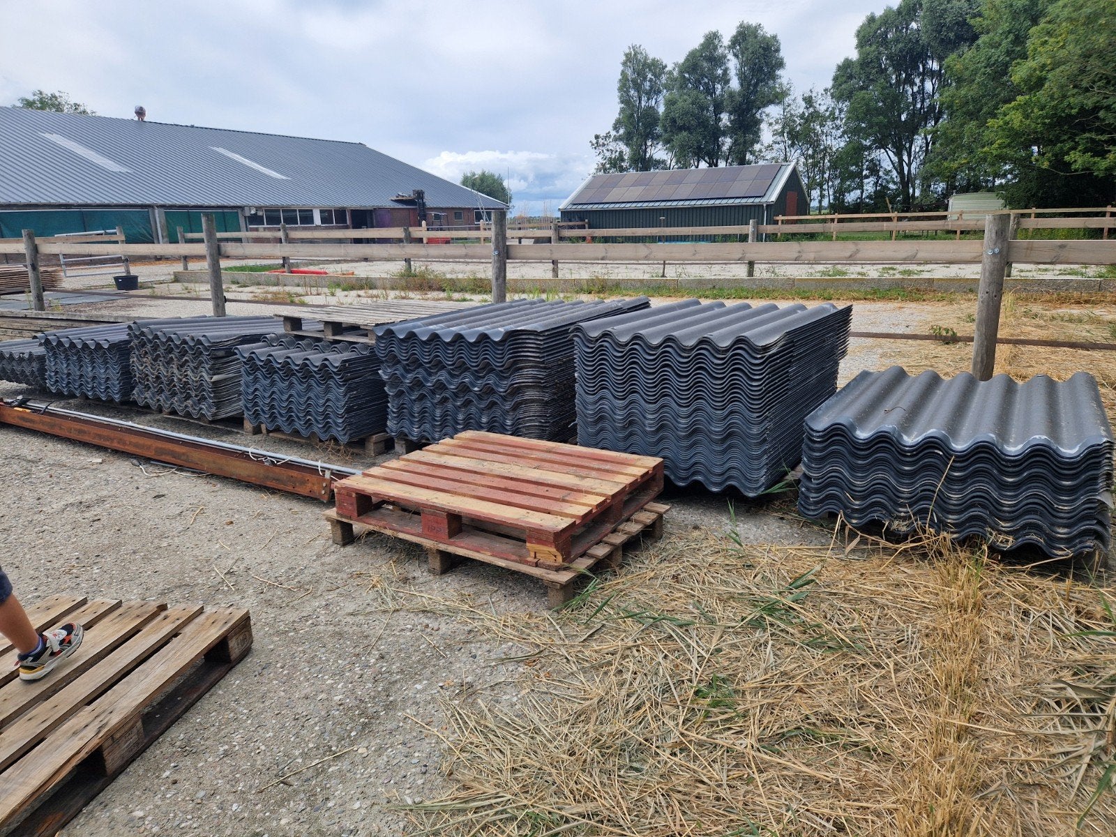 Gebruikte golfplaten voor dakbedekking, Ophalen, Overige materialen, Gebruikt, 15 m² of meer