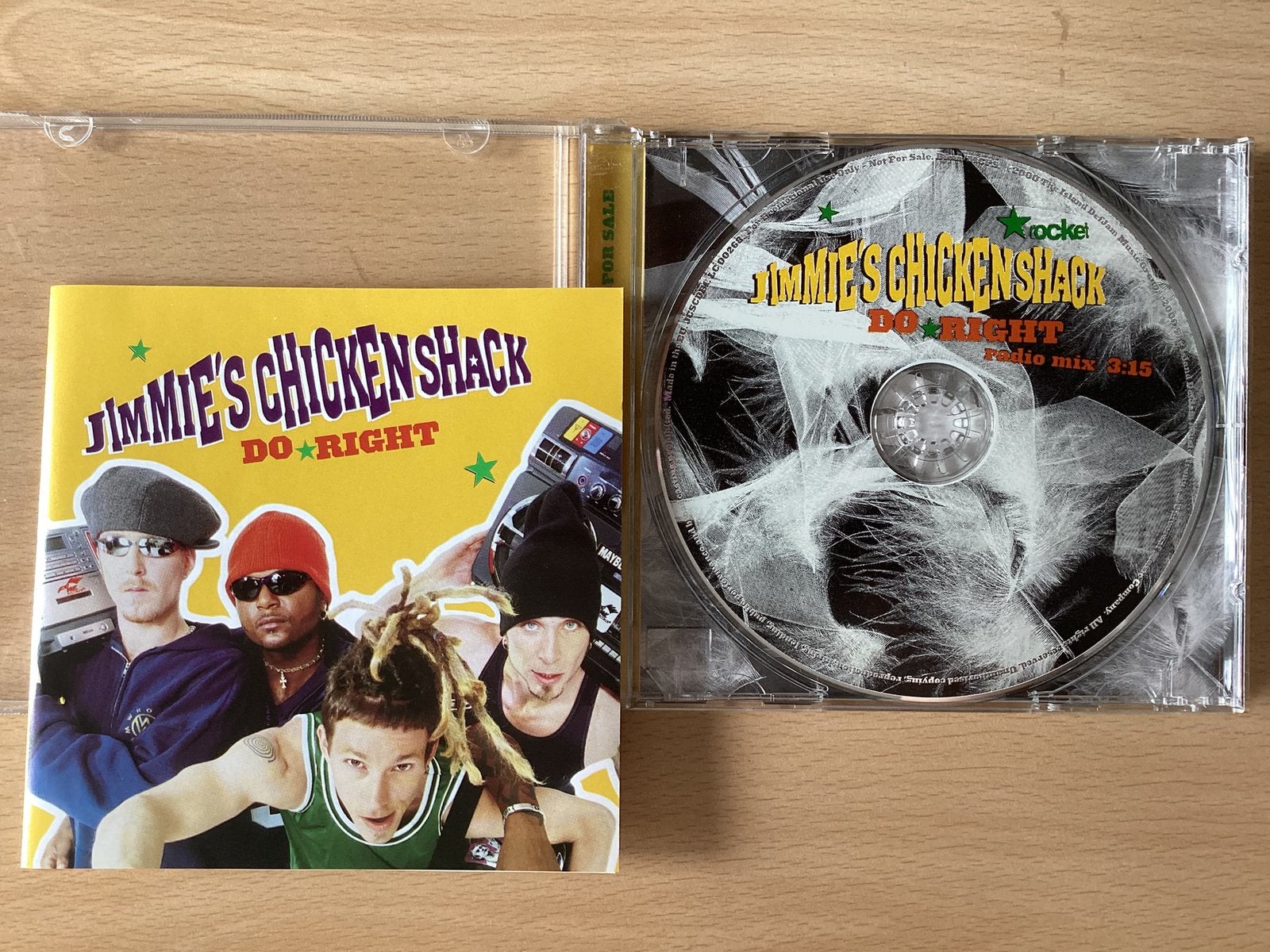 Jimmie’s Chicken Shack-Do right. Cd-single rock 2000., Ophalen of Verzenden, Zo goed als nieuw, Pop