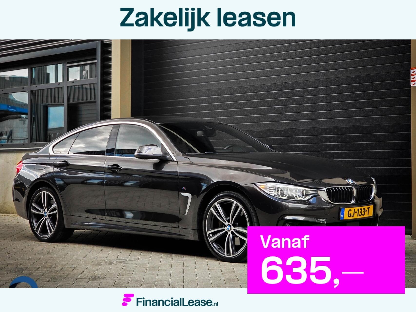 BMW 4-serie Gran Coupé 435i xDrive 3xM-Sport | LEER | H&K |, Euro 6, Bruin, Bedrijf, Vierwielaandrijving
