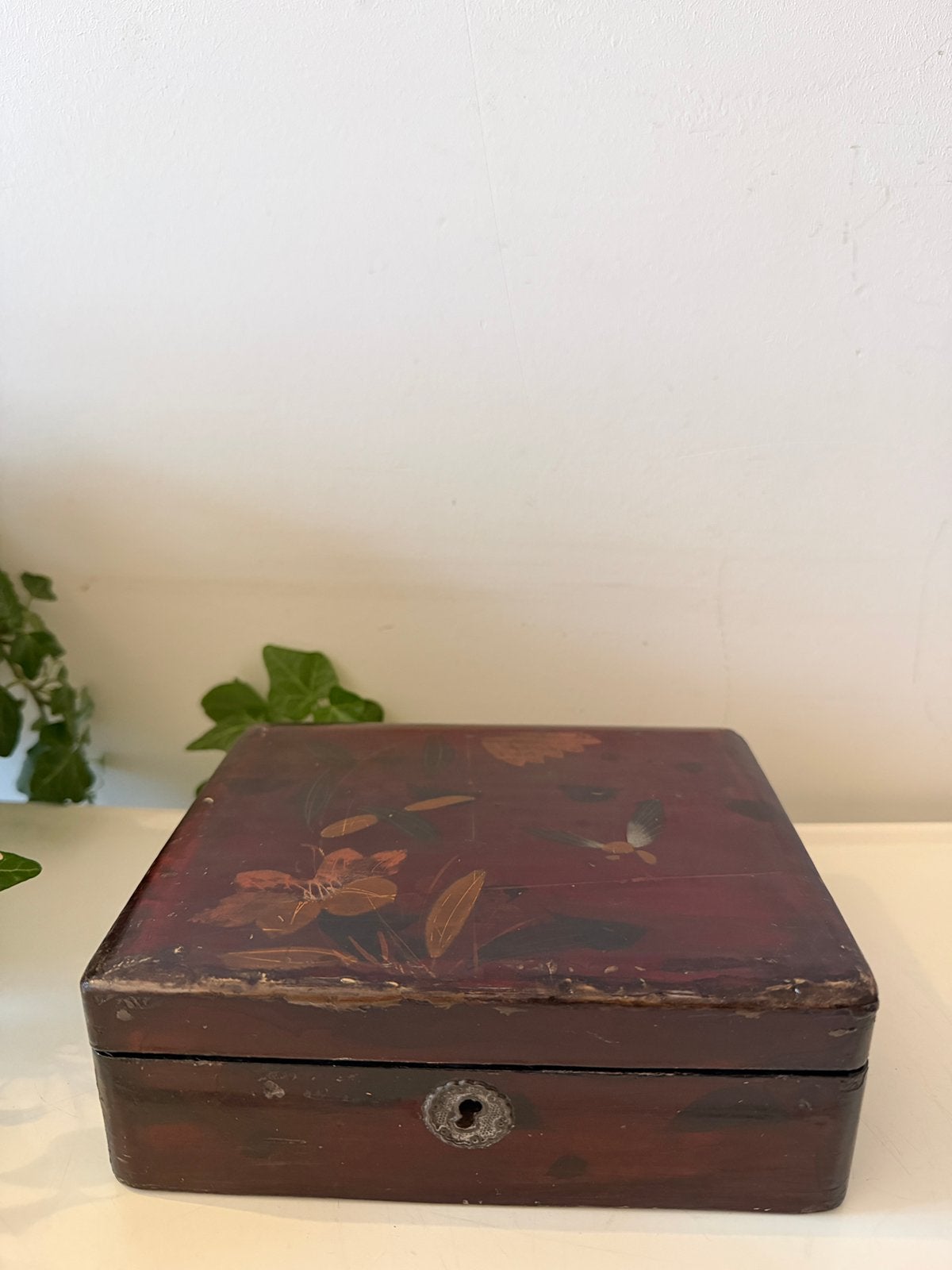 Vintage japans lakdoosje, Antiek en Kunst, Ophalen of Verzenden
