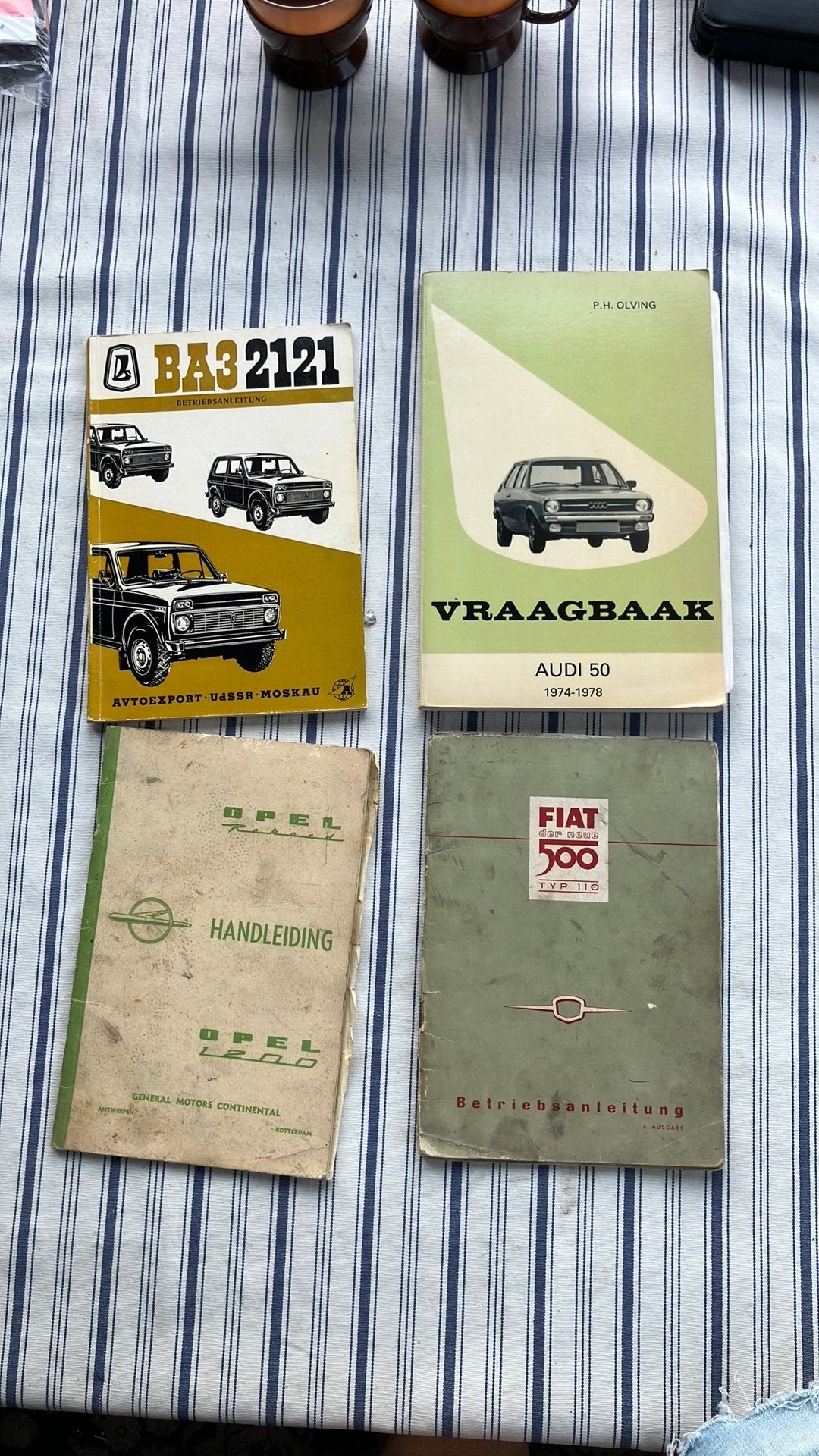 Diverse handleidingen oldtimers, Auto diversen, Handleidingen en Instructieboekjes, Ophalen of Verzenden