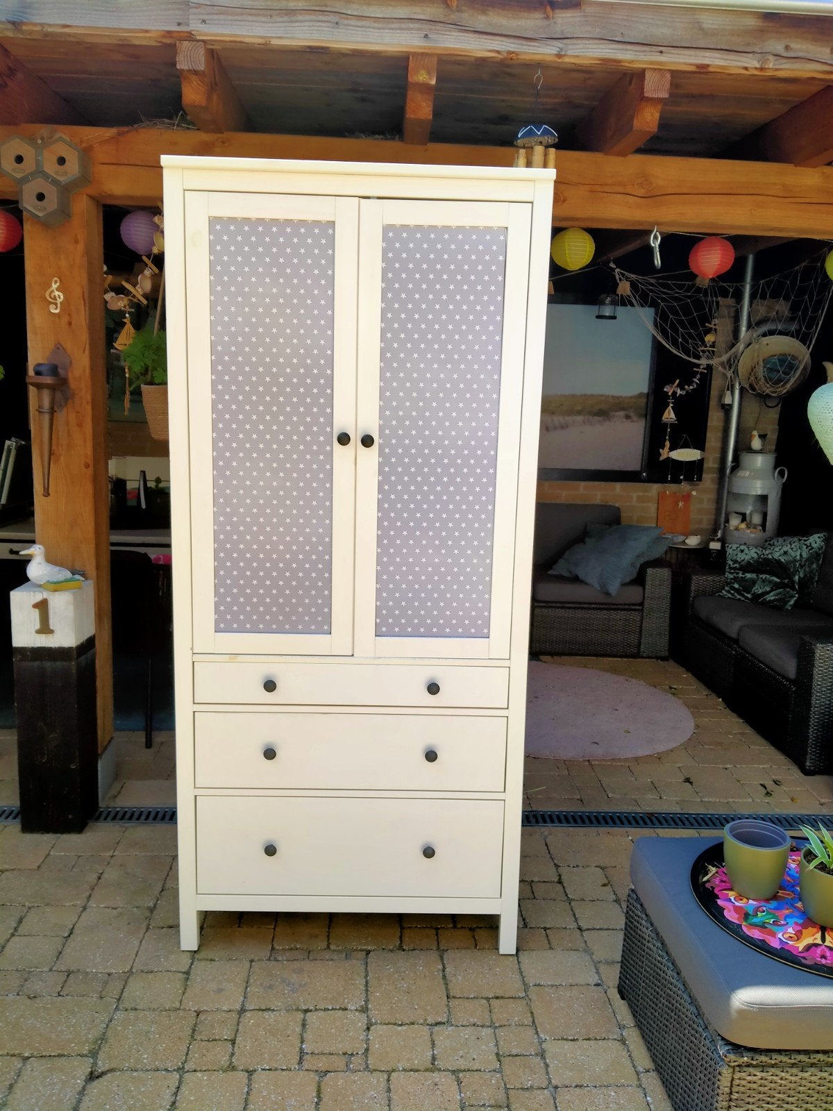 Hemnes kast hoog, Ophalen, Gebruikt, Kast, 105 cm of meer