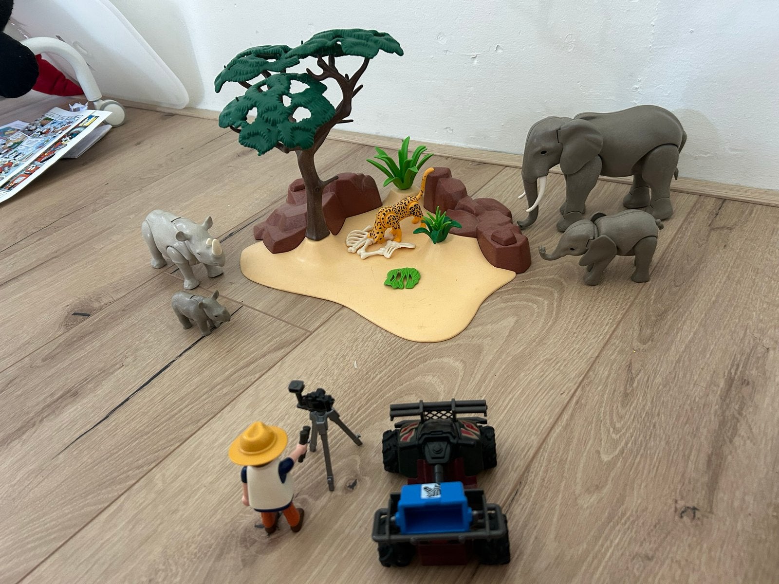 Playmobil Wild Life Safari Set met Dieren en Quad, Wild life, Gebruikt, Complete set, Voertuig