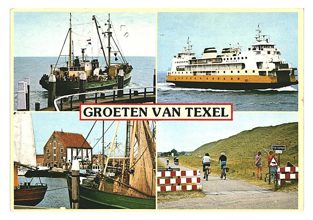 37114 Texel 80+ Gelopen met postzegel