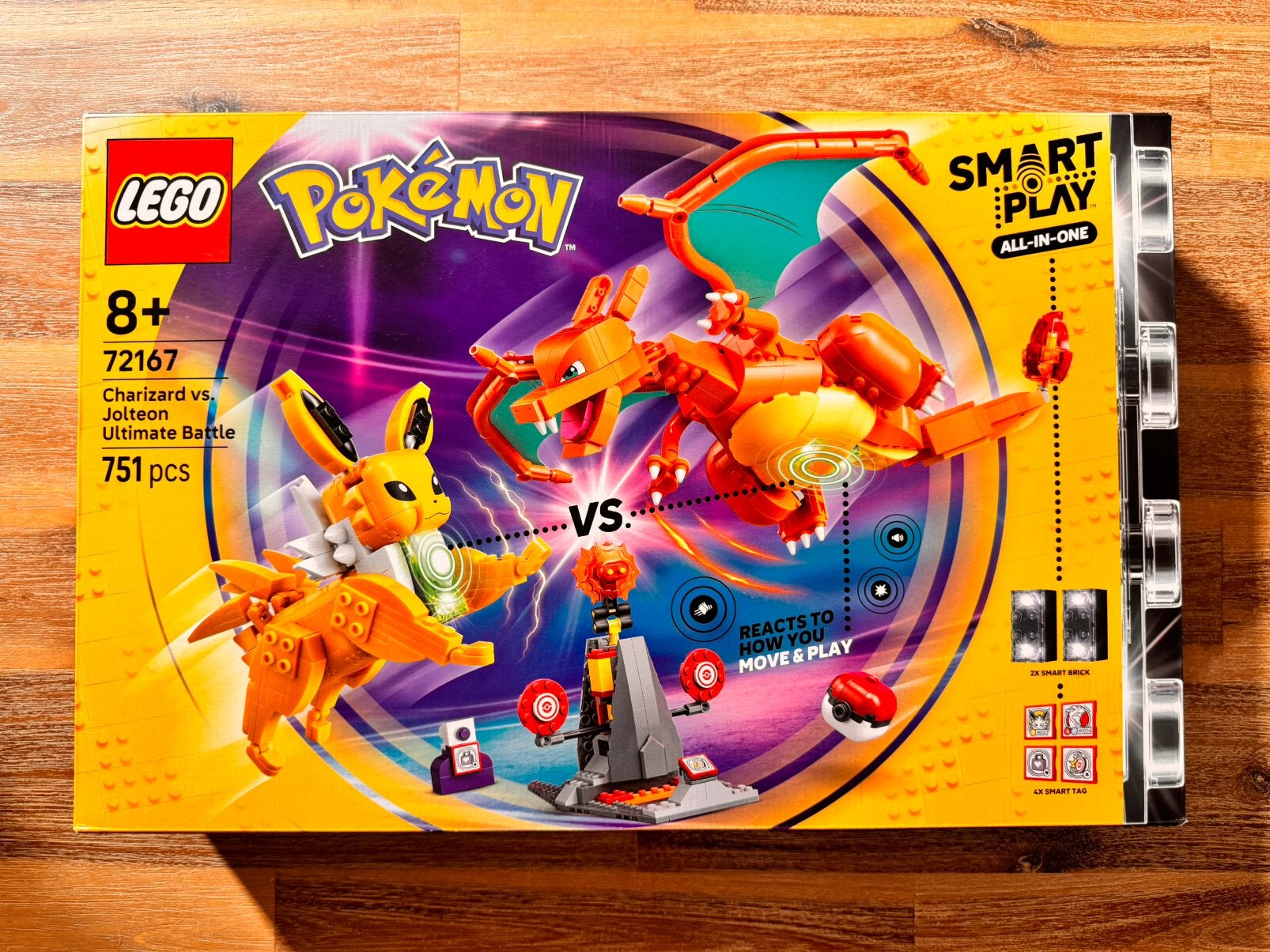 LEGO Pokémon 72167 SMART Play Charizard vs. Jolteon, Overige thema's, Lego, Nieuw, Ophalen of Verzenden
