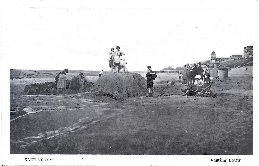AK Zandvoort - Vesting Bouw, Verzenden, 1920 tot 1940, Gelopen, Noord-Holland