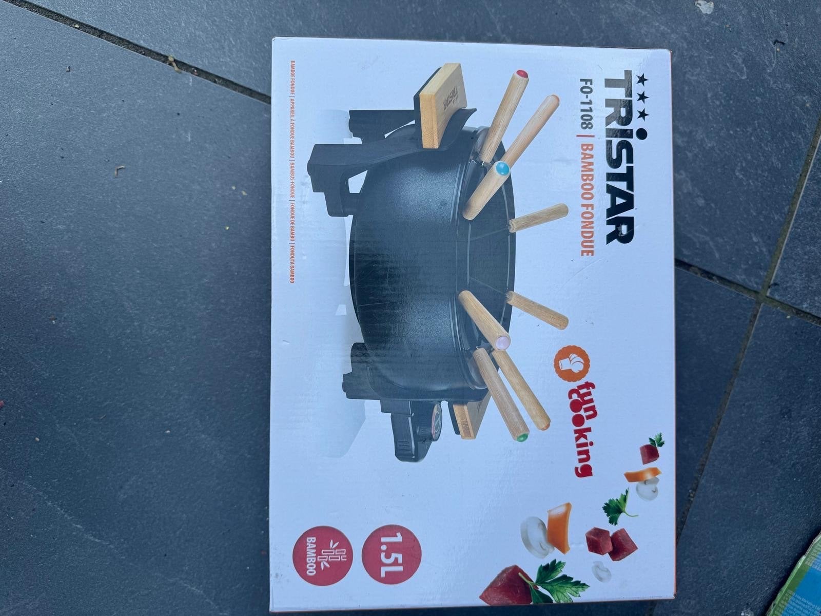 Tristar FO-1108 Bamboe Fondue - Nieuw in doos, Ophalen, Nieuw