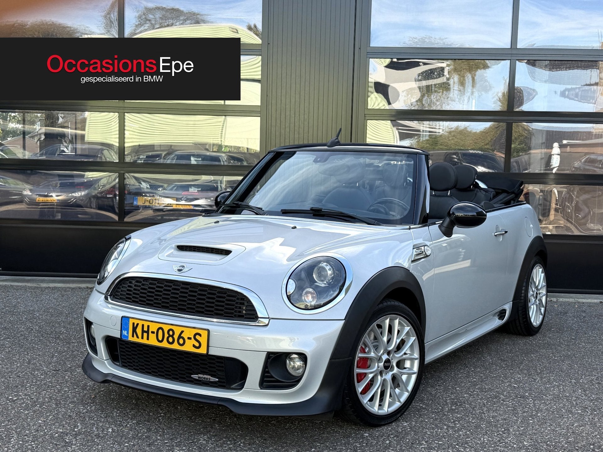 Mini Cabrio 1.6 John Cooper Works 211PK Harman Kardon R57, Auto's, Voorwielaandrijving, Gebruikt, 4 cilinders, Cabriolet