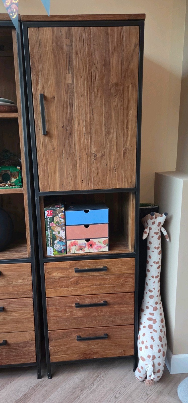 Pronto Romaro Teakhouten Kast 190x55x40, Ophalen, Gebruikt