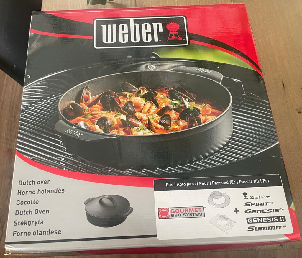 Weber Dutch Oven - Zo goed als nieuw, Tuin en Terras, Barbecue-accessoires, Ophalen of Verzenden, Zo goed als nieuw
